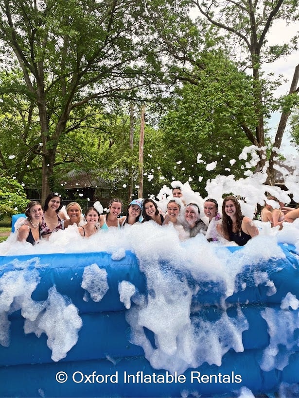 Super Duper Foam Party LARGE CROWDS Inflatable Rentals And Foam